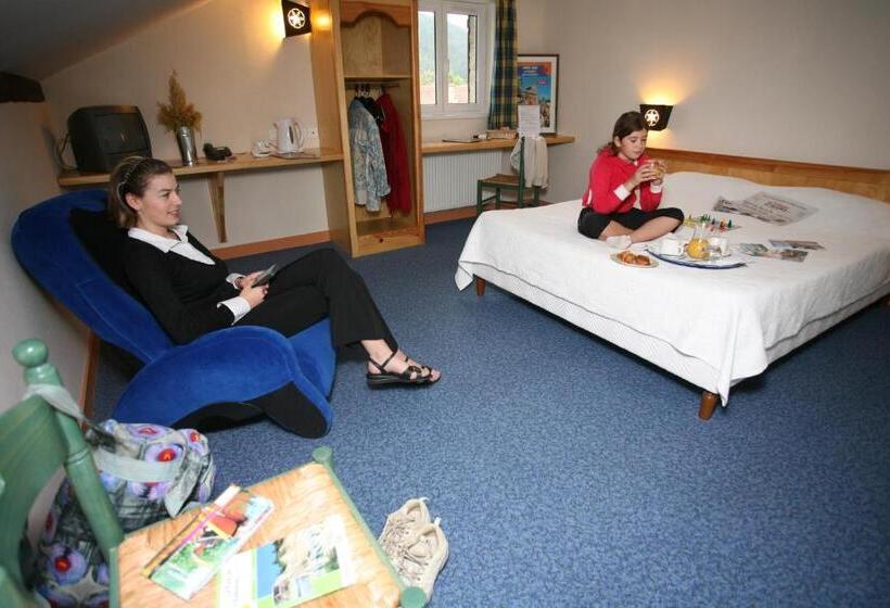 Семейный Номер, Logis Hotel Restaurant Auberge Les Rives De L Arzon