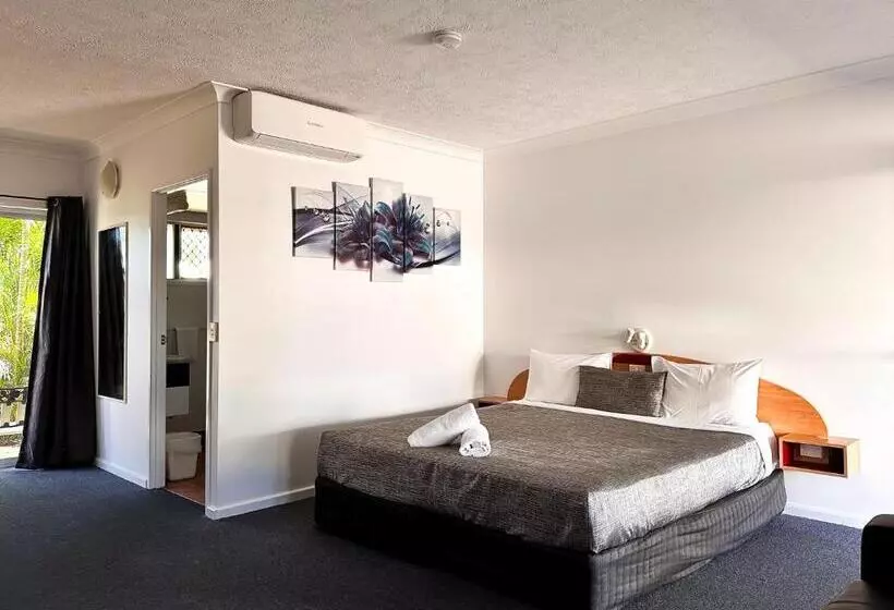 اتاق اجرایی با تخت بزرگ, Boulevard Lodge Bundaberg