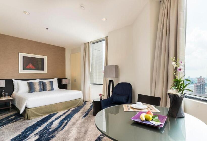 اتاق لوکس با تخت بزرگ, Emporium Suites By Chatrium