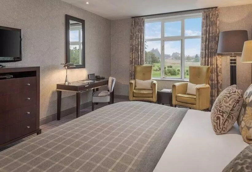 Superior Room King Size Bed, Slaley Hall Hotel, Spa & Golf Resort