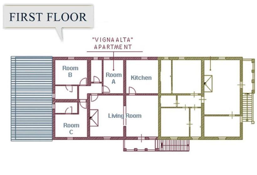 منزل 3 غرف نوم, Badia Di Morrona Agriturismo