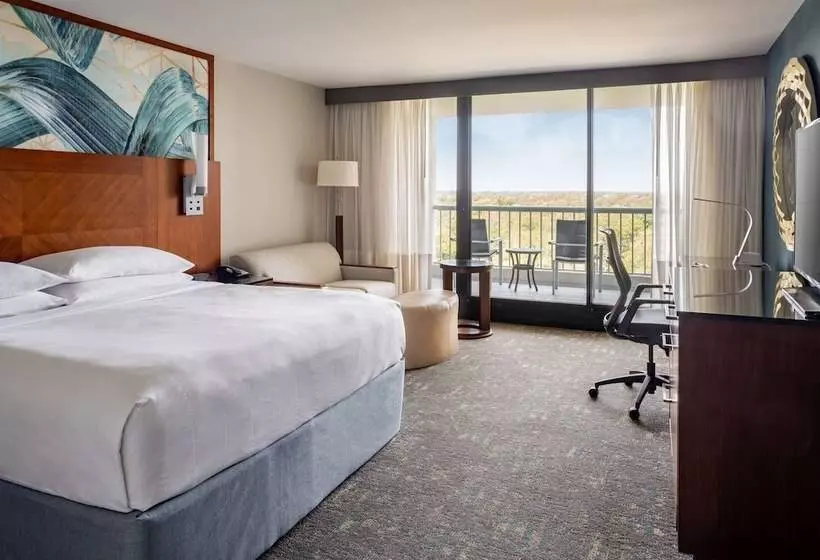 اتاق لوکس با چشمانداز دریا, Hilton Beachfront Resort & Spa Hilton Head Island