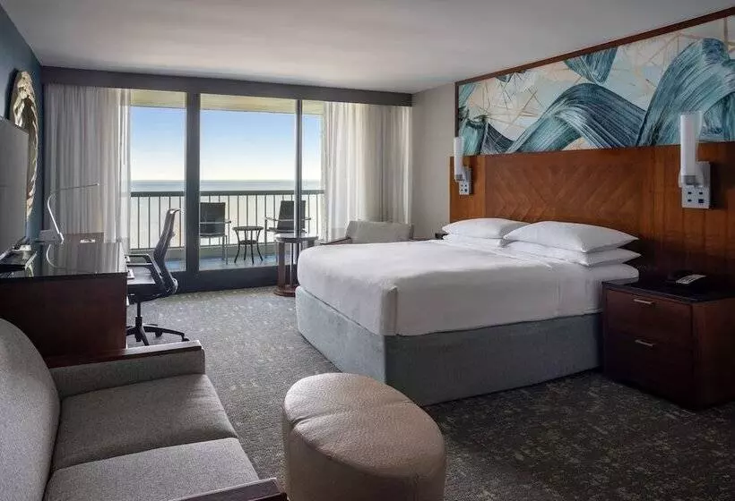 اتاق لوکس با چشمانداز دریا, Hilton Beachfront Resort & Spa Hilton Head Island