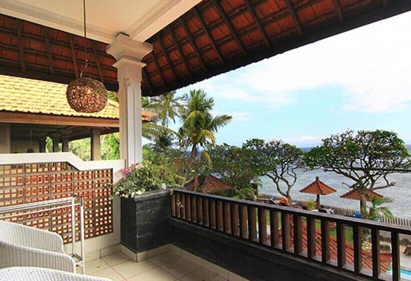 Номер Стандарт Вид на Море с Балконом, Dewa Bharata Bungalows Candidasa