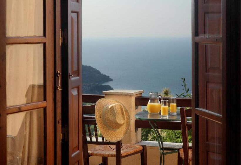 חדר סטנדרט נוף לים עם מרפסת, Stilvi