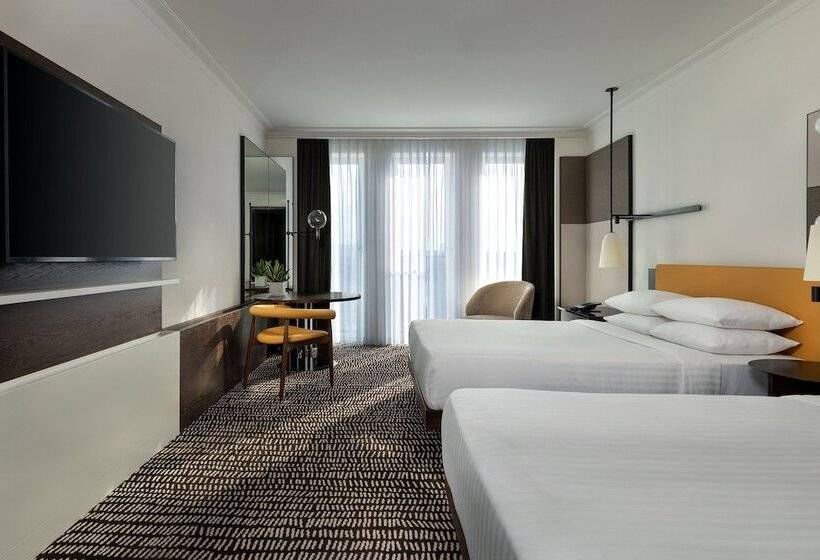 اتاق استاندارد با 2 تخت دوبل, Berlin Marriott