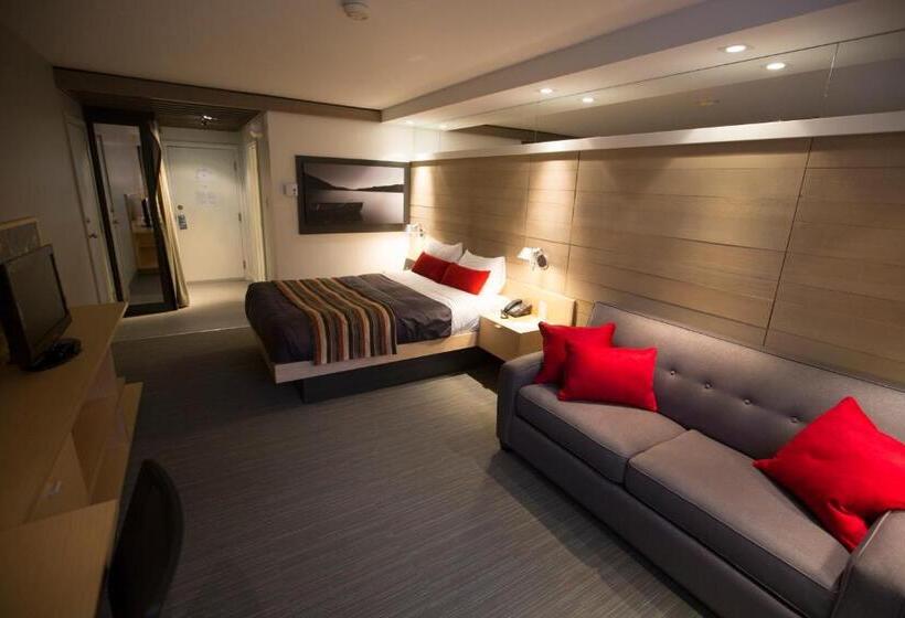 חדר סטנדרט עם מיטת קווין, Gite Du Montalbert Sepaq