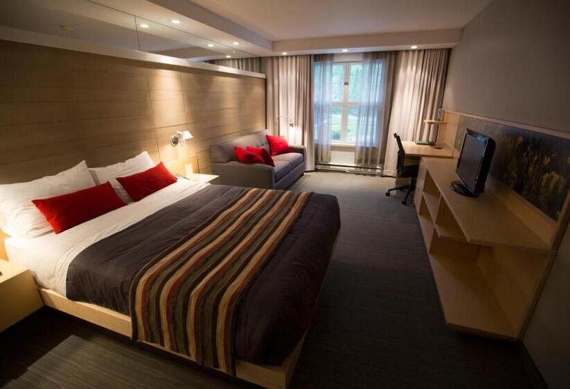 חדר סטנדרט עם מיטת קווין, Gite Du Montalbert Sepaq