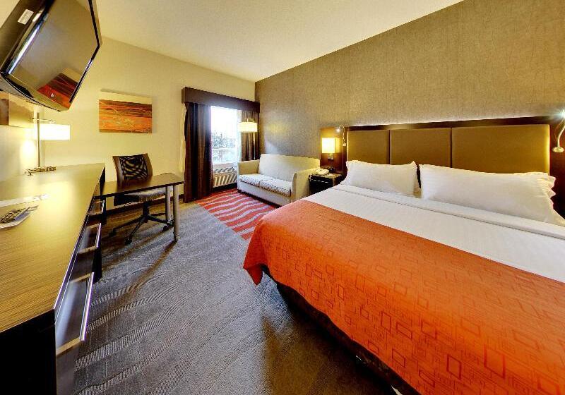 חדר אקזקיוטיב חדר קינג, Holiday Inn Express Hotel & Suites   Edmonton International Airport, An Ihg