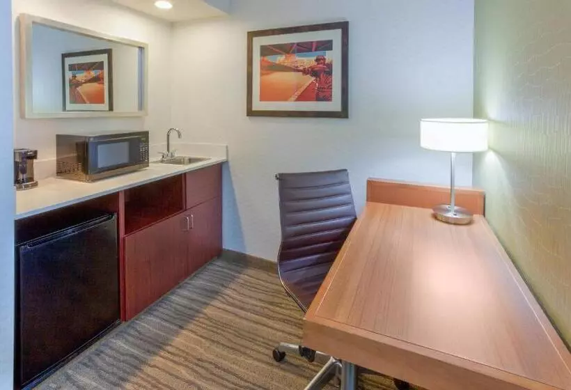 キングサイドベッドのスタンダードワンルーム, Springhill Suites Minneapolis Eden Prairie