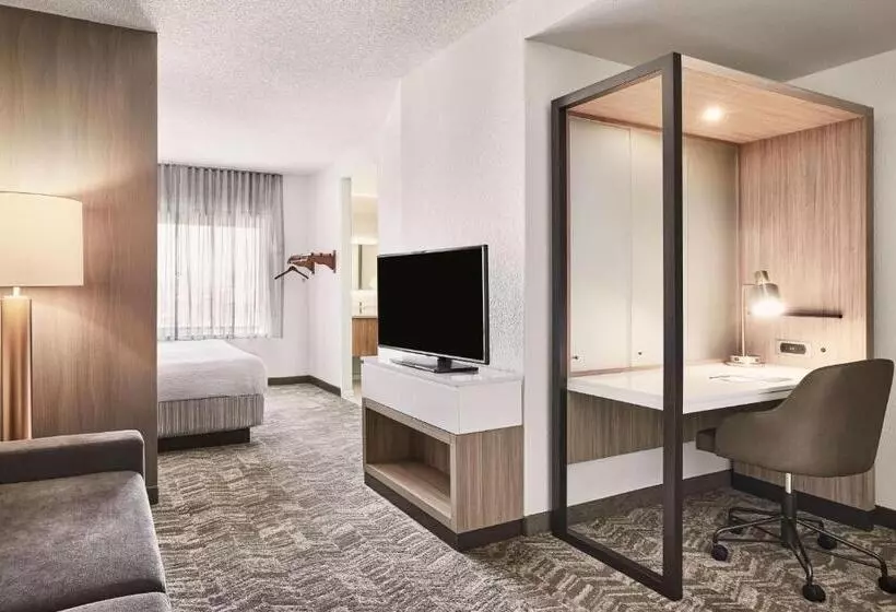 キングサイドベッドのスタンダードワンルーム, Springhill Suites Phoenix Tempe Airport