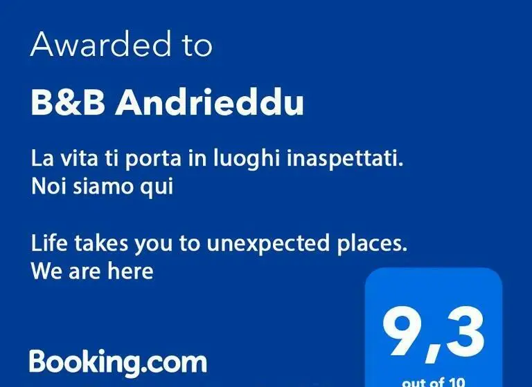 デラックスルーム, B&b Andrieddu