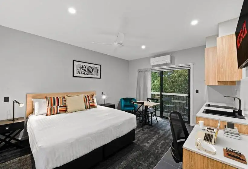 キングサイズベッドのエクゼクティブルーム, Avenue Motel Apartments