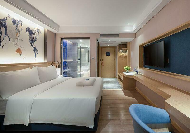 キングサイズベッドのスタンダードルーム, Kyriad Marvelous Hotel Shenzhen Longhua Dalang Business Center