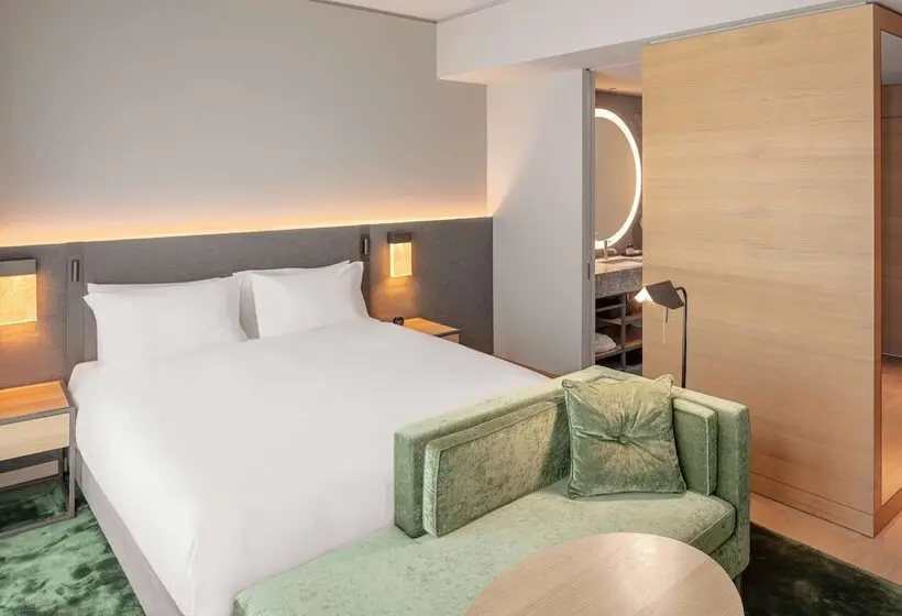 اتاق استاندارد با تخت دوبل و چشمانداز پارک, Hyatt Regency Zurich Airport Circle
