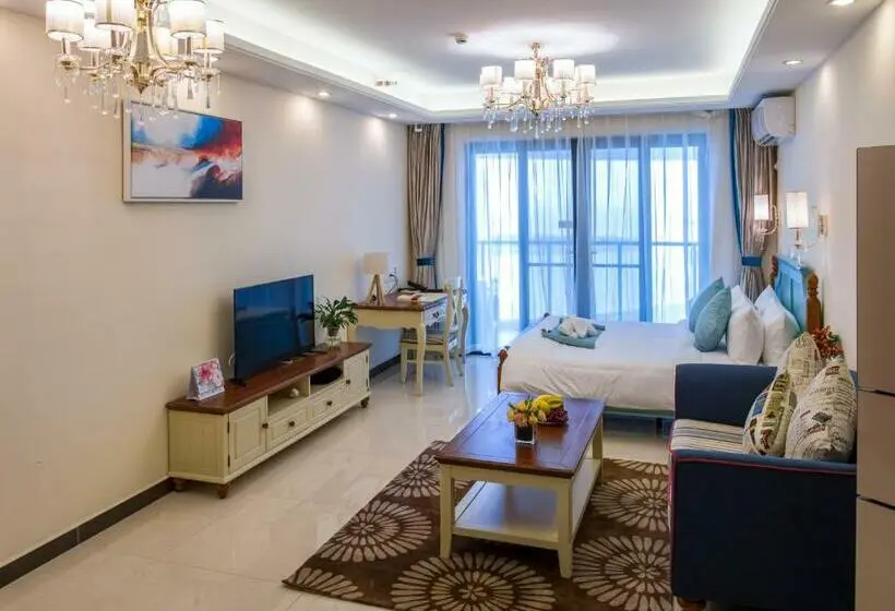 اتاق استاندارد با چشم‌انداز باغ, Haikou Bay Hengda Yige Holiday Condo