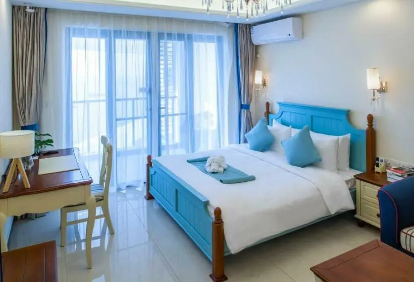 اتاق استاندارد با چشم‌انداز باغ, Haikou Bay Hengda Yige Holiday Condo