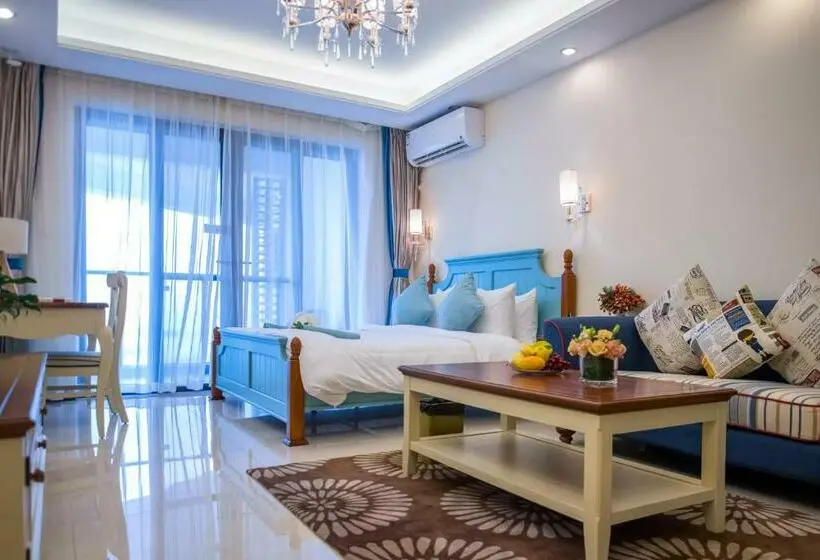 اتاق استاندارد با چشم‌انداز باغ, Haikou Bay Hengda Yige Holiday Condo