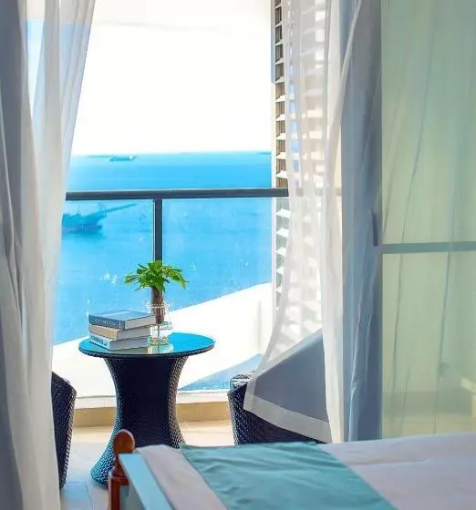 اتاق استاندارد با چشم‌انداز دریا, Haikou Bay Hengda Yige Holiday Condo
