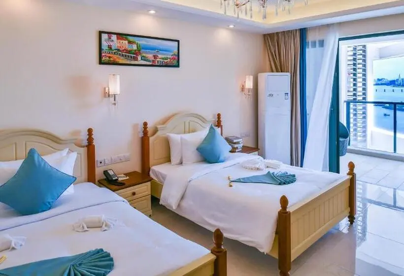 اتاق استاندارد با چشم‌انداز دریا, Haikou Bay Hengda Yige Holiday Condo