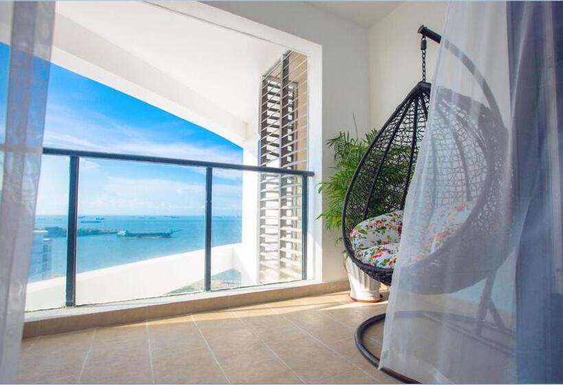 Люкс Вид на Море, Haikou Bay Hengda Yige Holiday Condo