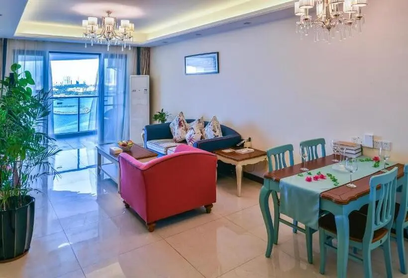 سوییت با چشم‌انداز دریا, Haikou Bay Hengda Yige Holiday Condo