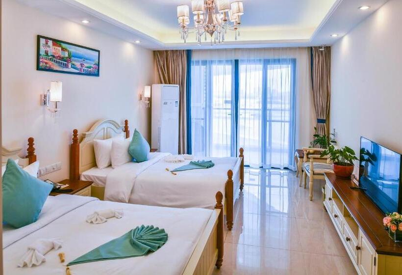 غرفة قياسية مطلّة علي الحديقة, Haikou Bay Hengda Yige Holiday Condo