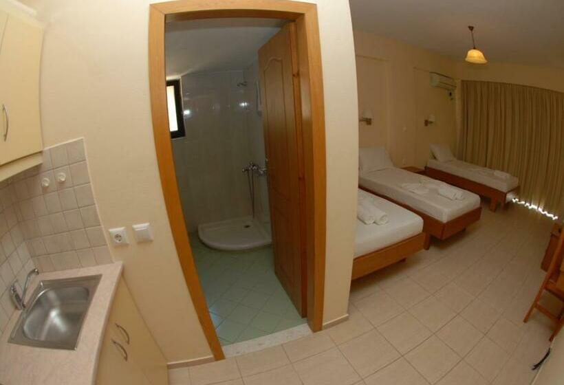 バルコニー付きスタンダードトリプルルーム, Nikos Hotel And Apartments