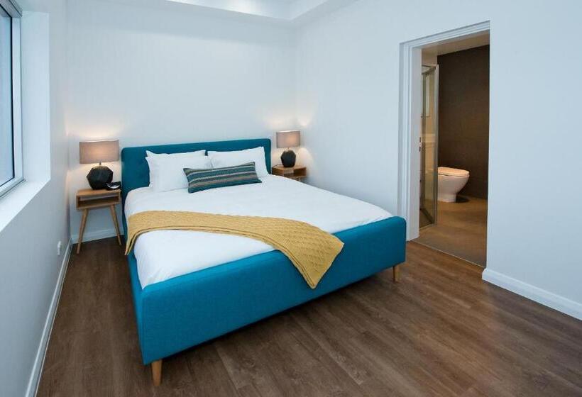 キングサイドベッドのスタンダードワンルーム, Loxton Courthouse Apartments