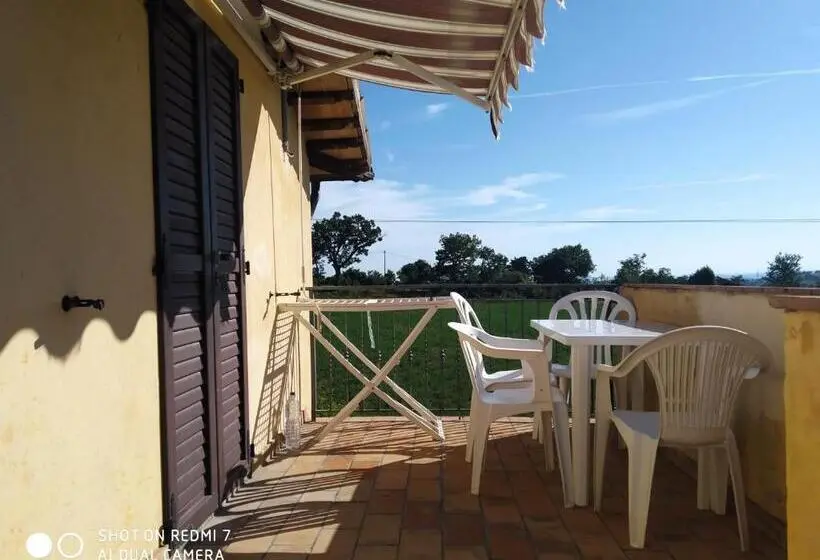 テラス付き１ベッドルームアパートメント, Agriturismo Bellebuono