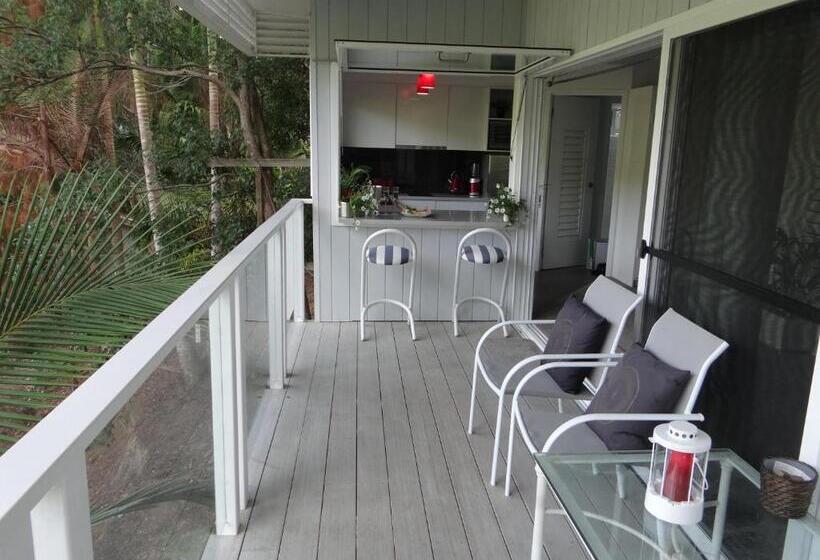 1침실 빌라 정원 전망, Eumundi Yacht Club B&b