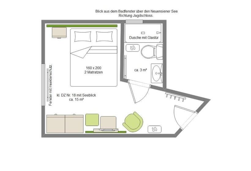 غرفة إقتصادية, Ferienpension Seeblick