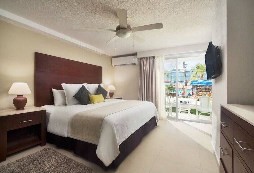 غرفة ديلوكس مطلّة علي الحديقة, El Cid La Ceiba Beach