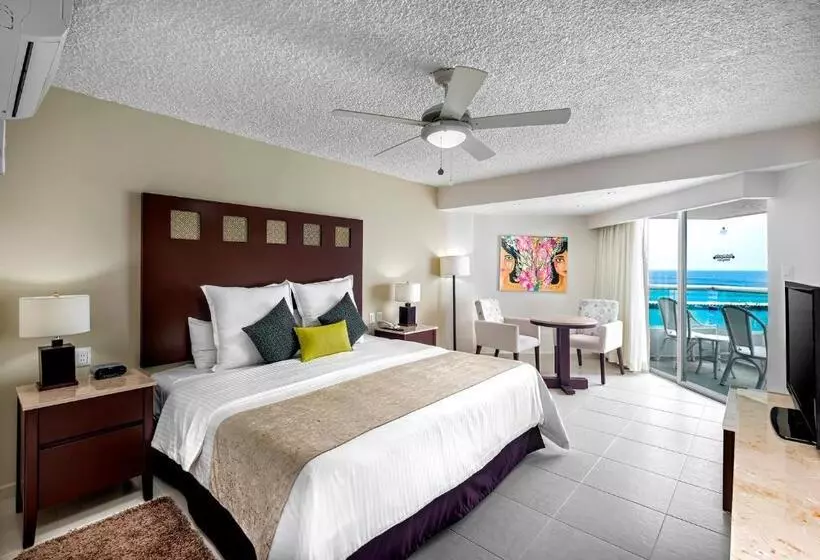 اتاق لوکس با چشم‌انداز دریا, El Cid La Ceiba Beach