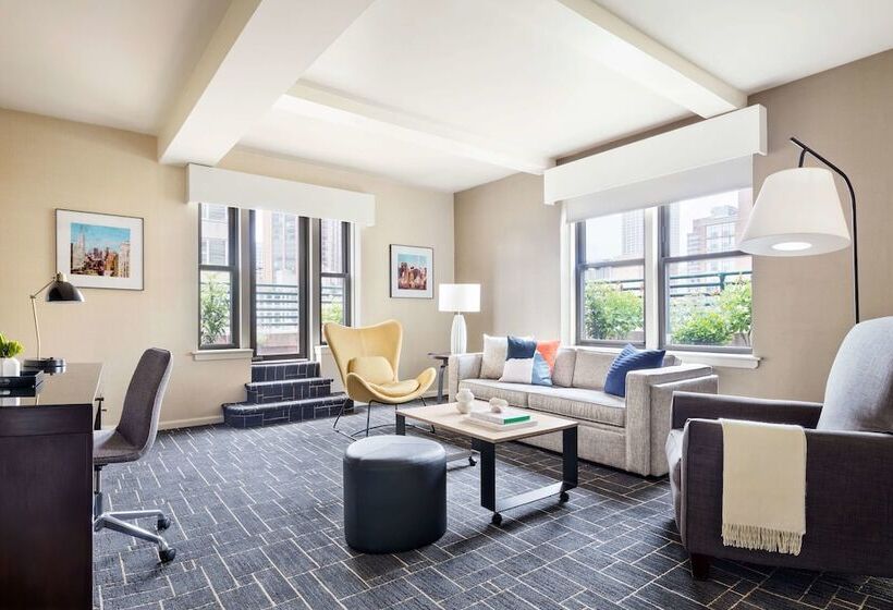 テラス付き１ベッドルームアパートメント, The Shelburne Sonesta New York