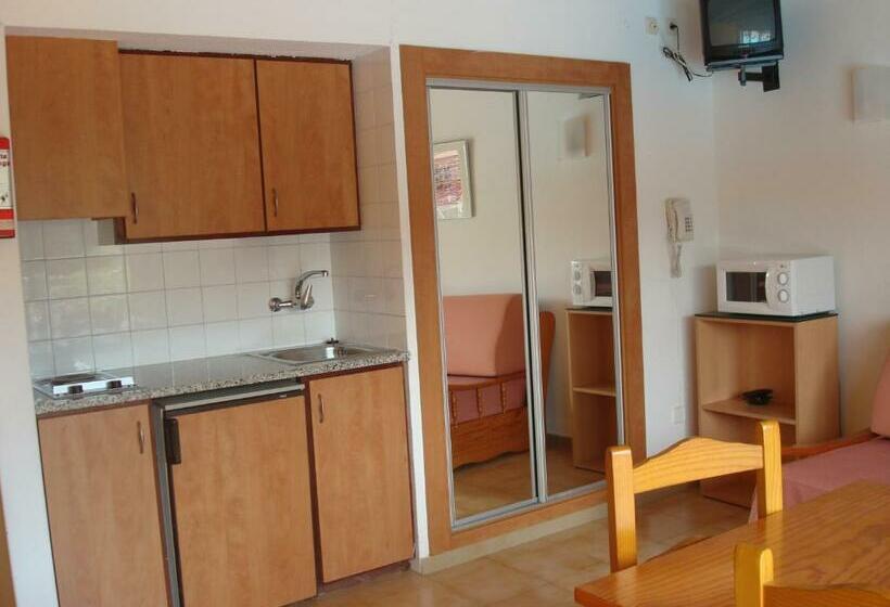 1침실 발코니 아파트 풀장 전망, Medplaya Aparthotel Sant Eloi