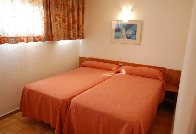 1침실 발코니 아파트 풀장 전망, Medplaya Aparthotel Sant Eloi