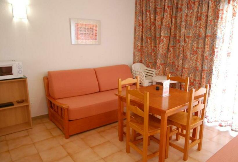 1침실 발코니 아파트 풀장 전망, Medplaya Aparthotel Sant Eloi