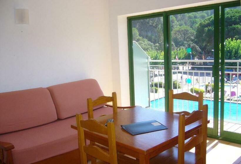 1침실 발코니 아파트 풀장 전망, Medplaya Aparthotel Sant Eloi