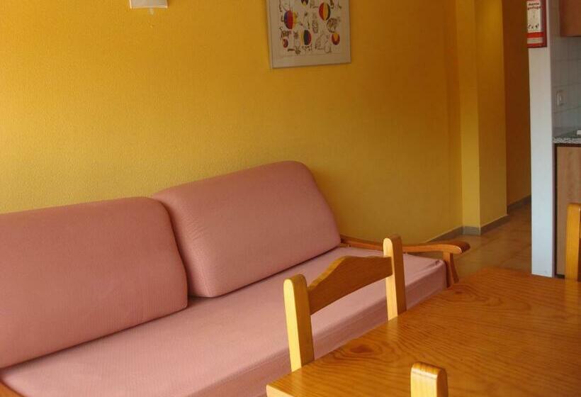 1침실 발코니 아파트 풀장 전망, Medplaya Aparthotel Sant Eloi