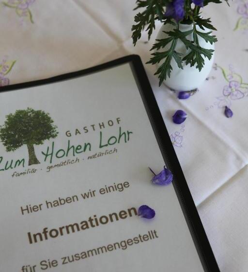 חדר אקונומי, Gasthof Zum Hohen Lohr