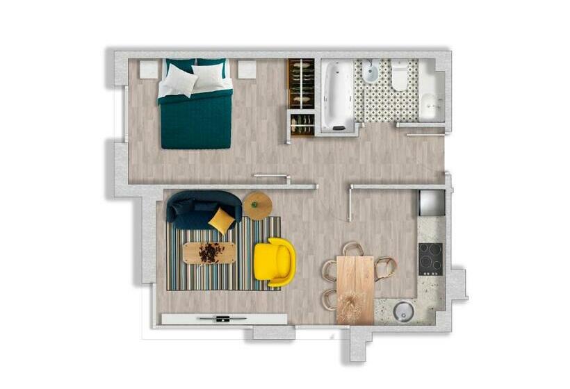 带1个卧室的公寓, Apartaments Els Llorers