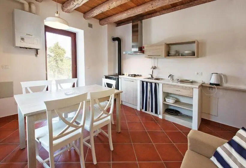 テラス付き１ベッドルームアパートメント, Albergo Diffuso Col Gentile Socchieve