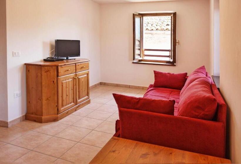 شقة غرفة نوم واحدة مزودة بشُرفة, Albergo Diffuso Col Gentile Socchieve