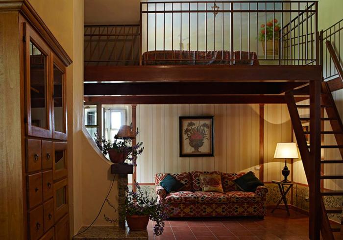 דירת חדר עם טרסה, Agriturismo La Carreccia