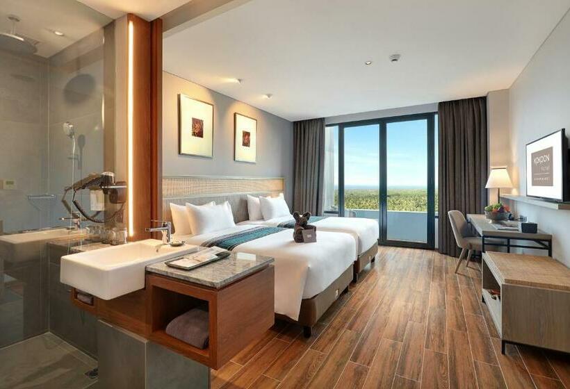 חדר דלוקס עם מרפסת, Kokoon Hotel Banyuwangi