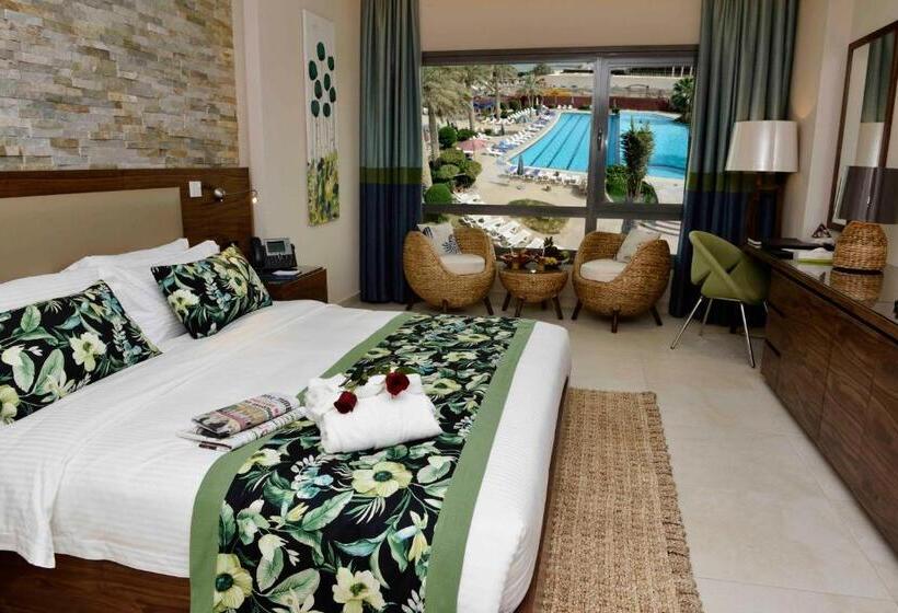 带泳池观景的豪华房, The Palms Beach Hotel And Spa