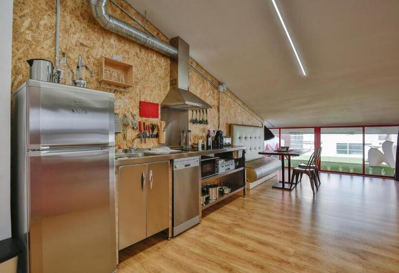 1침실 펜트하우스 아파트, Tomate Rooms