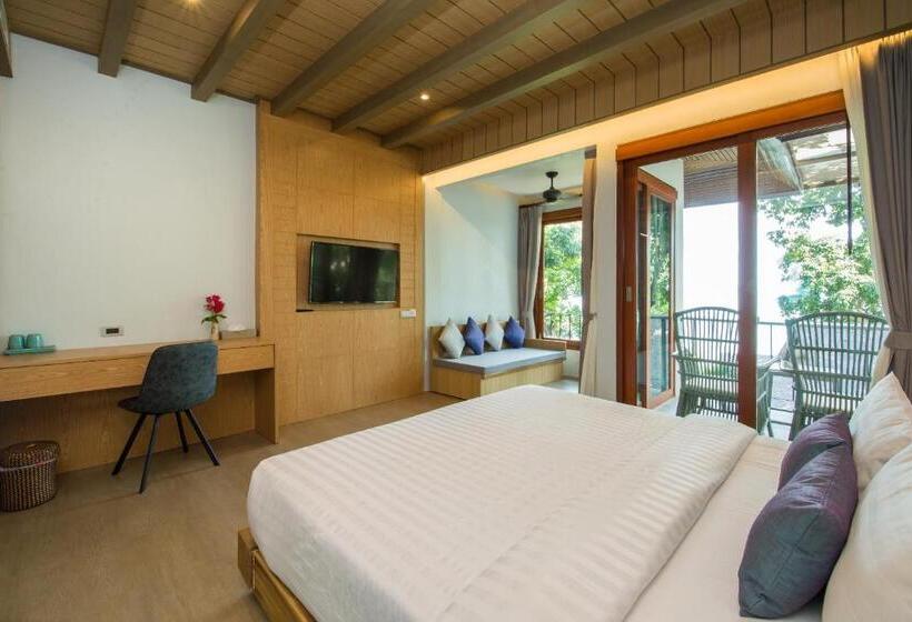 带阳台的豪华间, Coral Cliff Beach Resort Samui   Sha Plus