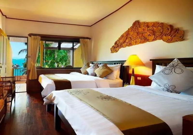 اتاق لوکس, Coral Cliff Beach Resort Samui   Sha Plus